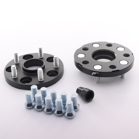 Japan Racing Spacer Bultad 25mm (Par) 5/112 57,1 Svart