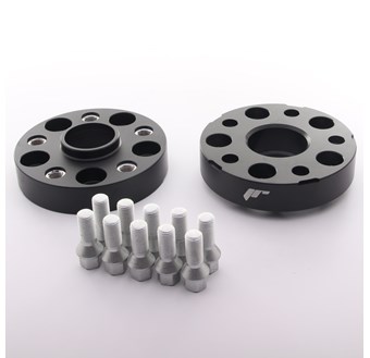 Japan Racing Spacer Bultad 30mm (Par) insatsgänga Svart