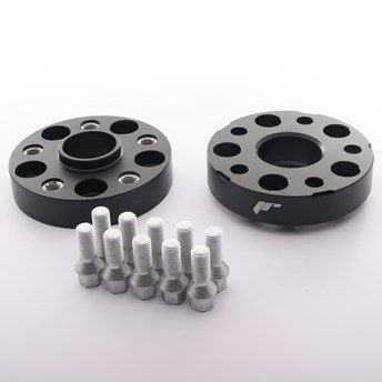 Japan Racing Spacer Bultad 30mm (Par) insatsgänga Svart