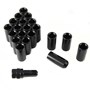 Kit med 20st Svarta Långa Insexmuttrar 12x1,5 + Key