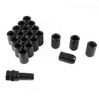 Hjulmutter Insex 20-Pack Svart