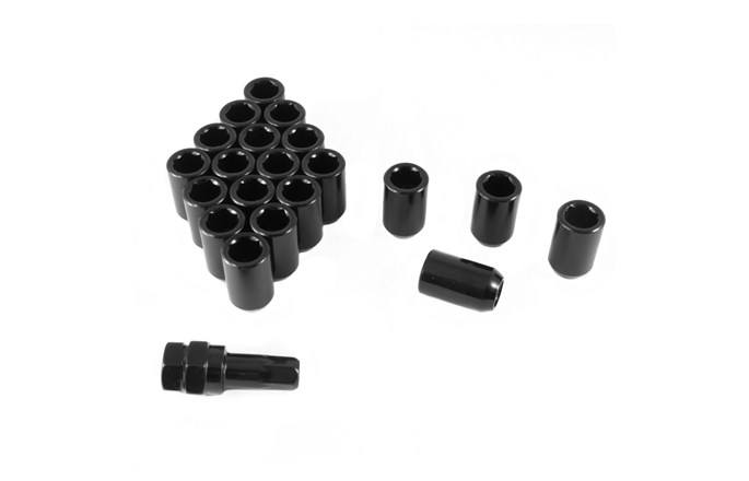 Kit med 20st Svarta Insexmuttrar 12x1,5 + Key