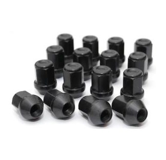 Hjulmutter Stängd 19 HEX 20-Pack Svart