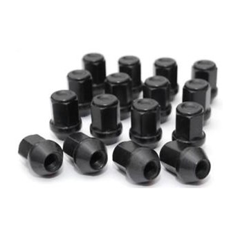 Hjulmutter Stängd 19 HEX 20-Pack Svart