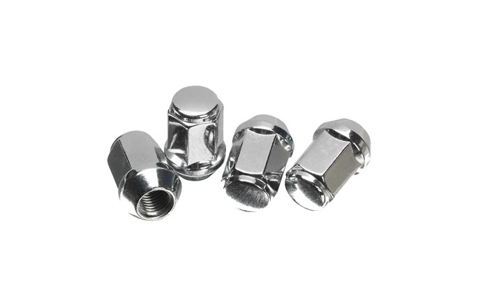 Hjulmutter Stängd 20-Pack Silver