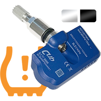 TPMS BLE sensor Silver/Svart för Tesla