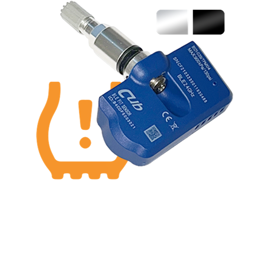 TPMS BLE sensor Silver/Svart för Tesla