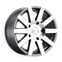 Black Rhino Journey Gloss Gunmetal W/ Mirror-Cut Face