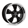 American Racing AR105 Torq Thrust M Gloss Black Machined Lip