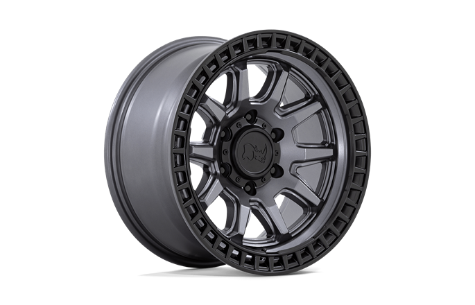 Black Rhino Calico Matte Gunmetal With Matte Black Lip