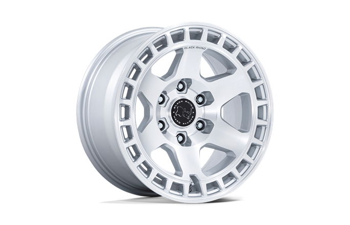 Black Rhino BR022 Bahari Gloss Silver W/ Machined Face