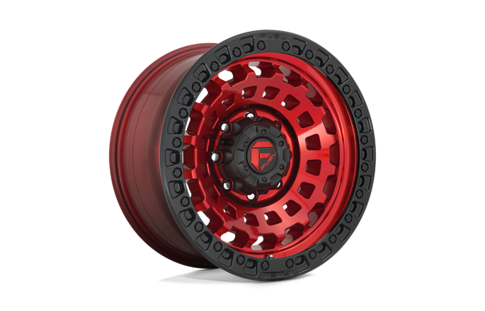 Fuel D632 Zephyr Candy Red Black Bead Ring