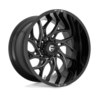 Fuel D741 Runner Gloss Black Milled