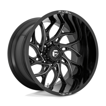 Fuel D741 Runner Gloss Black Milled