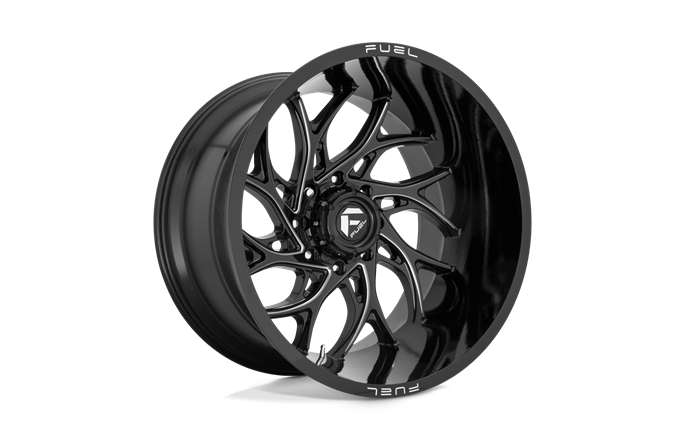 Fuel D741 Runner Gloss Black Milled