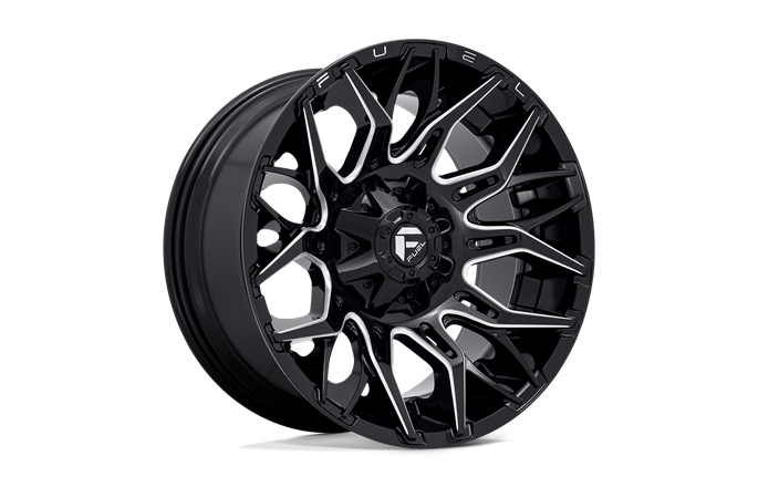 Fuel D769 Twitch Glossy Black Milled