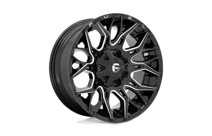 Fuel D769 Twitch Glossy Black Milled