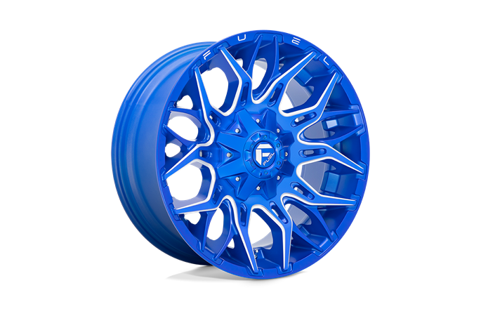 Fuel D770 Twitch Anodized Blue Milled