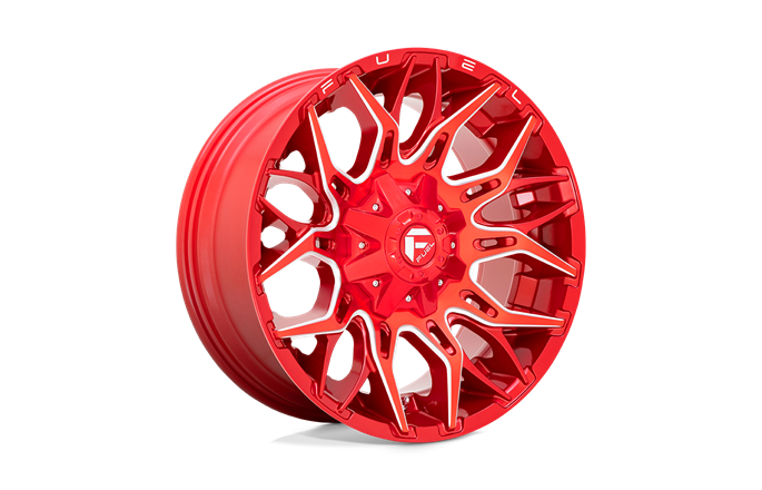 Fuel D771 Twitch Candy Red Milled