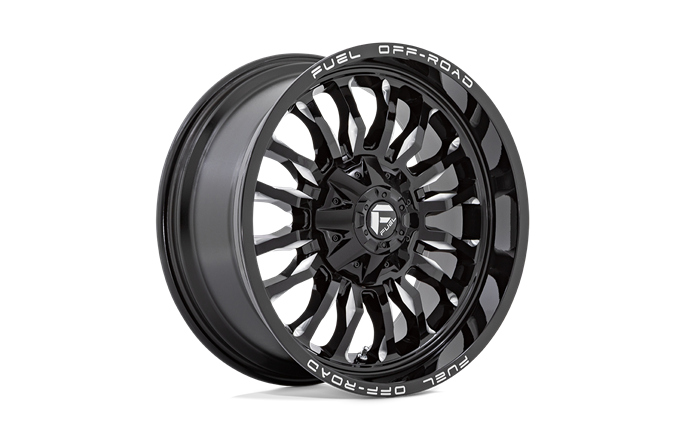 Fuel D795 Arc Gloss Black Milled