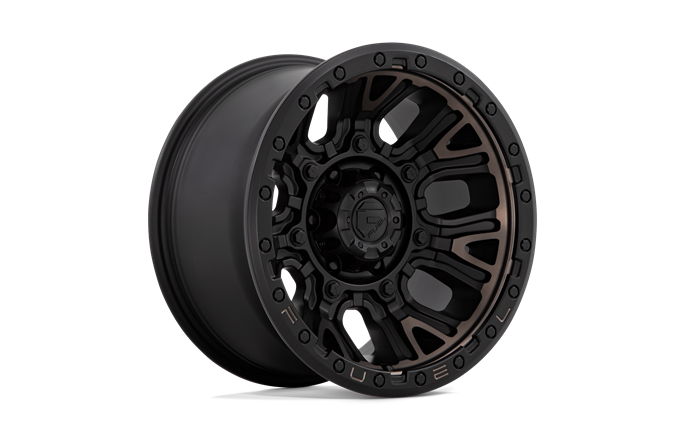 Fuel D824 Traction Matte Black With Double Dark Tint