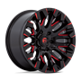 Fuel D829 Quake Gloss Black Milled Red Tint