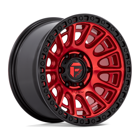 Fuel D834 Cycle Candy Red With Black Ring 9X17 5/127 ET-12 CB71,5