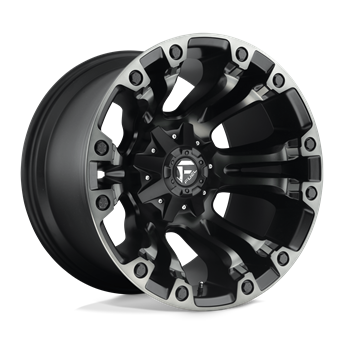 Fuel D851 Vapor Matte Black Gray Tint