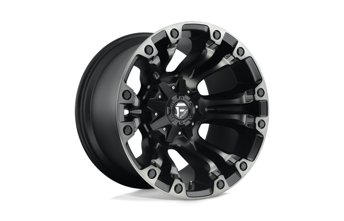 Fuel D851 Vapor Matte Black Gray Tint