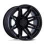 Fuel FC401 Brawl Matte Black With Gloss Black Lip