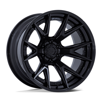 Fuel FC402 Catalyst Matte Black With Gloss Black Lip