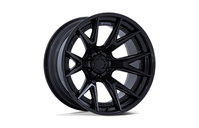 Fuel FC402 Catalyst Matte Black With Gloss Black Lip