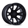Fuel FC402 Catalyst Matte Black With Gloss Black Lip
