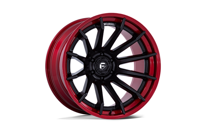 Fuel FC403 Burn Matte Black With Candy Red Lip