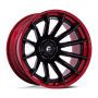Fuel FC403 Burn Matte Black With Candy Red Lip