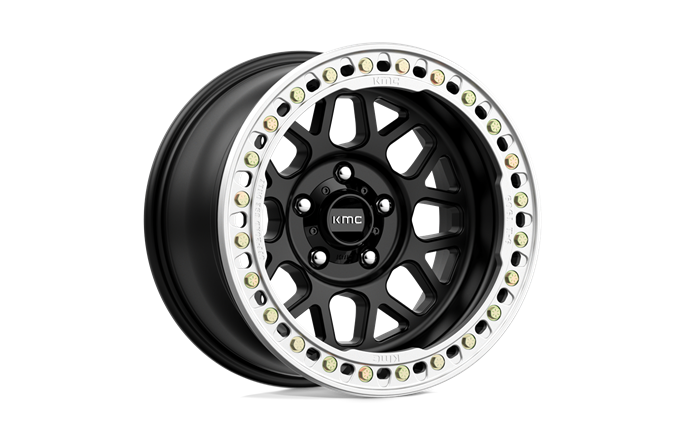 KMC KM235 Grenade Crawl Beadlock Satin Black