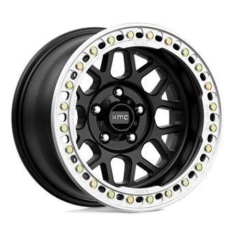 KMC KM235 Grenade Crawl Beadlock Satin Black