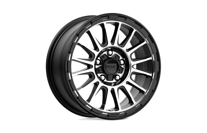 KMC KM542 Impact Satin Black Machined