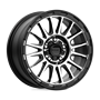 KMC KM542 Impact Satin Black Machined