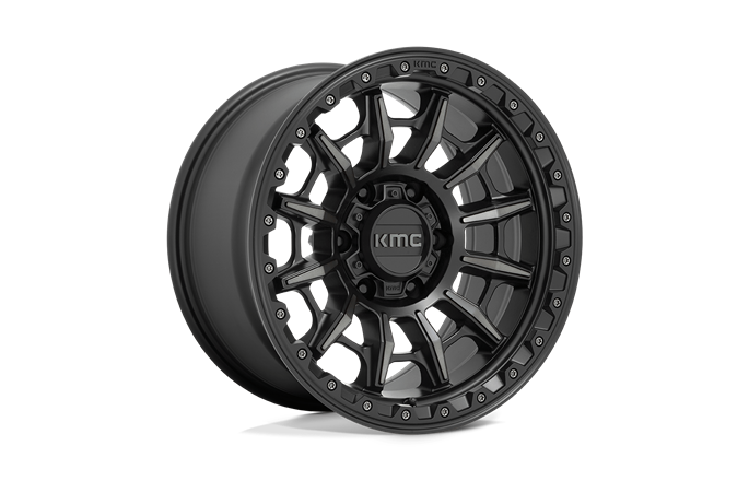 KMC KM547 Carnage Satin Black With Gray Tint
