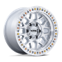 KMC KM549 Grs Gloss Silver W/ Machined Face