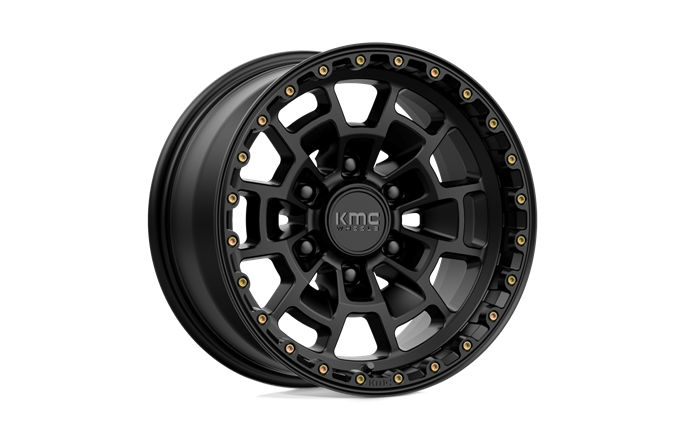 KMC KM718 Summit Satin Black