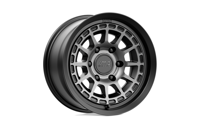 KMC KM719 Canyon Satin Black With Gray Tint