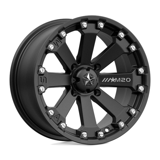 MSA Offroad Wheels M20 Kore Satin Black 7X14 4/137 ET0 CB112,1