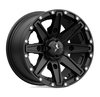 MSA Offroad Wheels M33 Clutch Satin Black