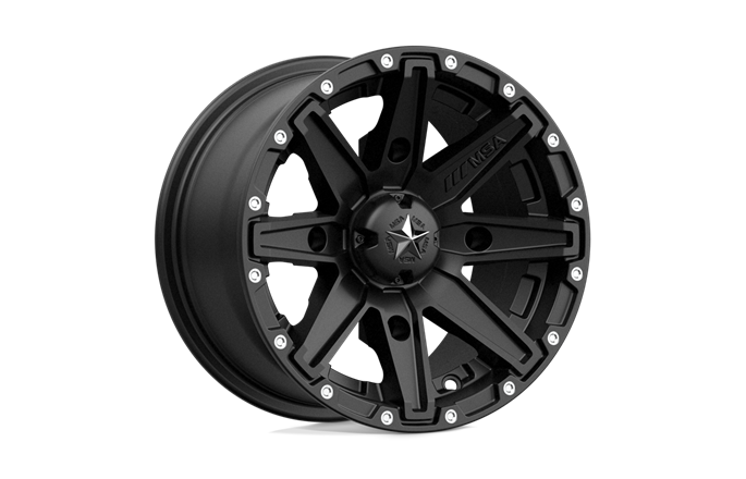 MSA Offroad Wheels M33 Clutch Satin Black