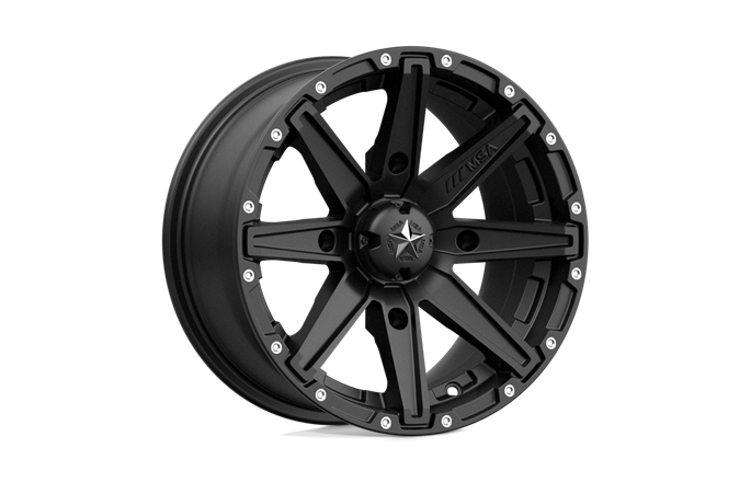 MSA Offroad Wheels M33 Clutch Satin Black