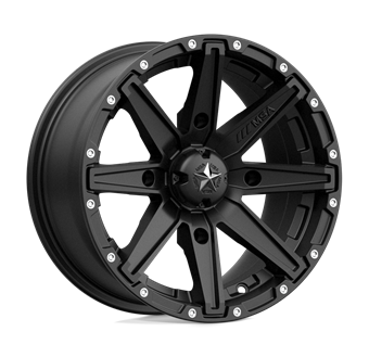 MSA Offroad Wheels M33 Clutch Satin Black