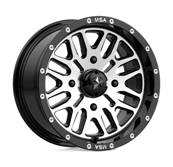 MSA Offroad Wheels M38 Brute Gloss Black Machined