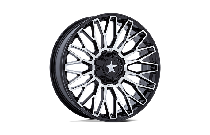 MSA Offroad Wheels M50 Clubber Gloss Black Machined